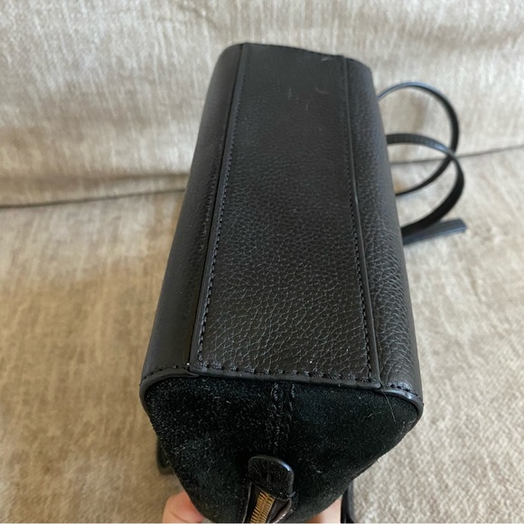 Kate Spade New York Crossbody Bag Black Leather/Suede - Picture 11 of 16